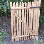 Poort hazelaar hekwerk