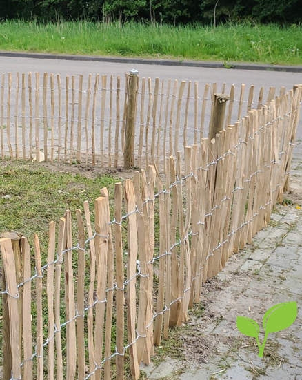Hazelaar hekwerk - natuurlijke tuinafscheiding